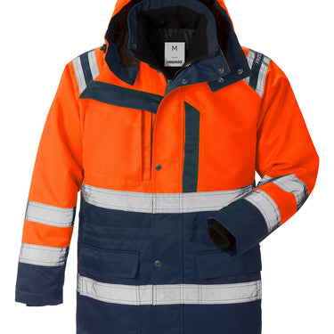 Hi Vis parka jakke kl.3 4042 str L - 1