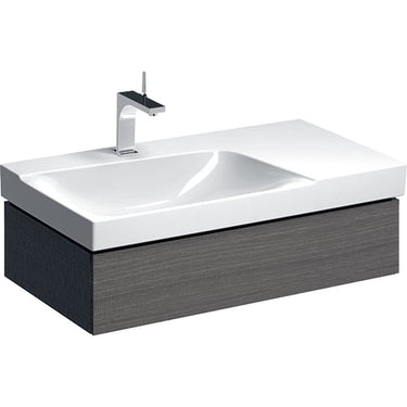 Geberit XENO² vaskeskab 880x220x462mm m/skuffe scultura-grå spånplade melamin 500.513.43.1 - 1