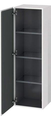 Duravit L-Cube halvhøjskab 132 x 40 x 36 cm hvid højglans venstre - 1