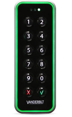 VR50M-MF-PLUS  Slimline læser med tastatur OSDP & Wiegand - 1