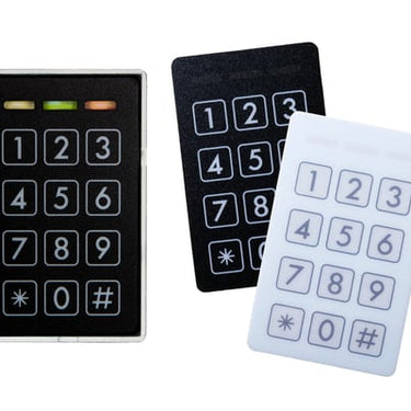 Kodetastatur og Mifare læser CM1200 mykey 1 1/2 module sort eller hvid - 1
