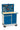 Blika værkstedsvogn VV-2 med elevatortavle VT-1 RAL 7035/5017 - 1