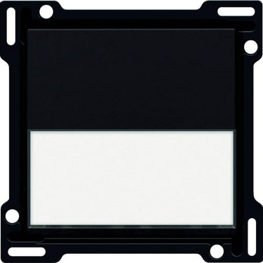 Tangent enkelt med tekstfelt piano black coated - 1