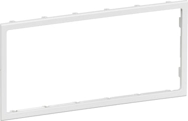 CLIC'LINE ramme for 80 mm front 3 modul hvid - 1