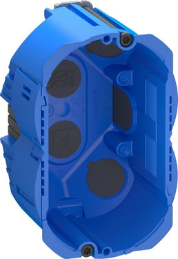 LK FUGA Air forfradåse 1,5 modul blå 49mm - 1