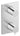 Damixa TMC termostatplade t/brus 110x185mm forkromet - 1