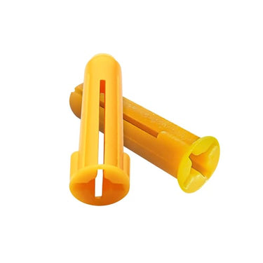 Plug gul 5,5x23 i pakker á 100 styk - 1