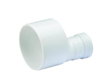 Wafix PP reduktion lang 50 x 32 mm hvid - 1