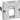 LK FUGA Dataudtag for 1x Keystone RJ45 (large) 1 modul indsats - 1