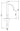 Eqi 4012 fritstående havevandpost 1/2 x 380/580 mm m/greb silkemat - 2