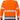 Fristads Hi-Vis langærmet T-shirt kl.3 7724 orange/marine str S - 2
