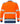 Fristads Hi-Vis langærmet T-shirt kl.3 7724 orange/marine str S - 2