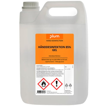 Plum Hånddesinfektion 85% (6% IPA) Gel 5,0 l - 1