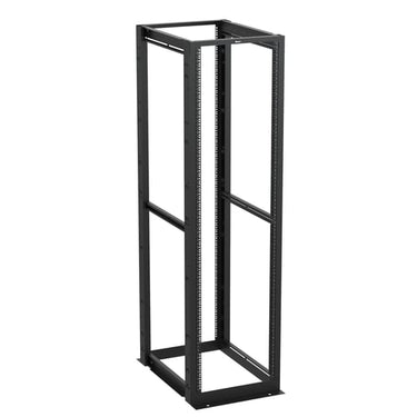19" 4 punkts gulvstativ 45U 591x762x2134mm for clipsmøtrik - 1