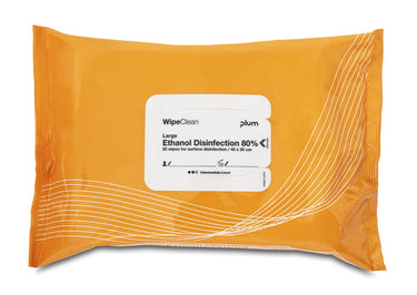 WipeClean Ethanol Disinfection 80% Large 20 wipes - 1