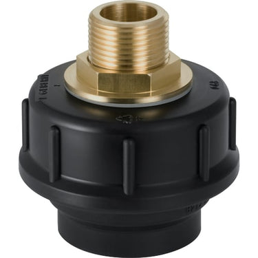 Geberit PEH bøjning 90° 56x50mm sort - 1