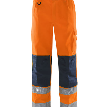 HI VIS Bukser KL2 2001 orange/marine D116 - 1