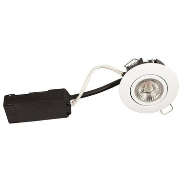 Ida LP 230V Dæmpbar Flimmerfri 6.2W 3000K Ra95 IP44 Mat Hvid Rund. - 1