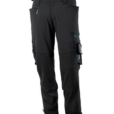 Mascot Advanced bukser med knælommer stretch 17079 sort 90C56 - 1