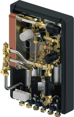 Uponor Combi Port fjernvarmeunit INS UFH HA 19 l/min - 1