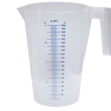 KABI transparent målebæger 0,1 ltr med skala - 1