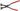 Stubai paraplyfalstang 80 mm lige med plast dyppet greb - 1