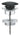 GROHE push-up bundventil Velvet Black - 1