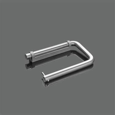 d line toiletpapirholder stål vægbeslag 145 mm - 1