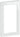 LK FUGA PURE designramme glas for 2-modul indsatse hvid - 1