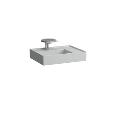 LAUFEN Kartell By LAUFEN håndvask 60 x 46 cm hylde højre mat grå - 1
