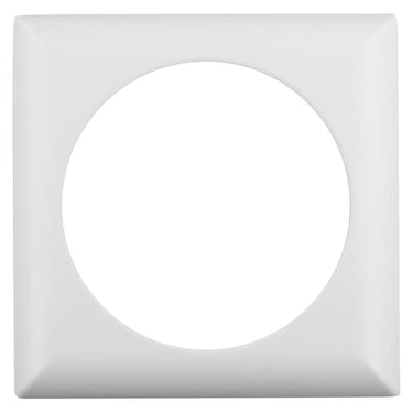 Firkantet designramme PD4-i ren hvid mat Svarende til RAL9010. - 1