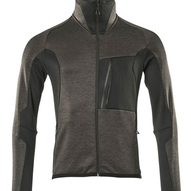 MASCOT Advanced fleecetrøje 17103 antracit grå/sort 4XL - 1