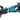 Makita 2x18V Vinkelboremaskine DDA460 solo - 1