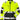 Fristads Hi-Vis softshell jakke kl.2 4083 gul/sort str S - 1
