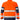 Fristads Hi-Vis softshell jakke kl.2 4083 orange/marine str 2XL - 2