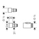 hansgrohe koplingssæt 1/2" 3-dele - 1