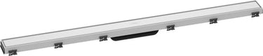 hansgrohe RainDrain Match kappesæt til flise bruseafløb 1000 mm mat hvid - 1