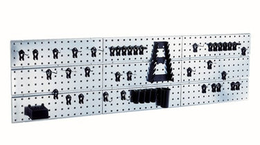Hulplader 3 styk med 44 assorterede clip - 1