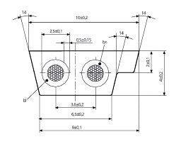 ASI-Bus 2X1,5 TPE sort T500 - 1