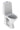 Ifö Spira toilet 6261 Rimfree høj model lukket S-lås hvid - 1