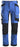 Snickers stretch arbejdsbukser i slim fit m. hylsterlommer 6241 blå/sort str. 62 - 1
