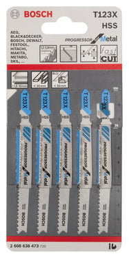 Bosch stiksavkl t 123 x met/progr 5stk - 1