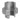 Union sort muffe/muffe konisk tætning 3/4 - 1