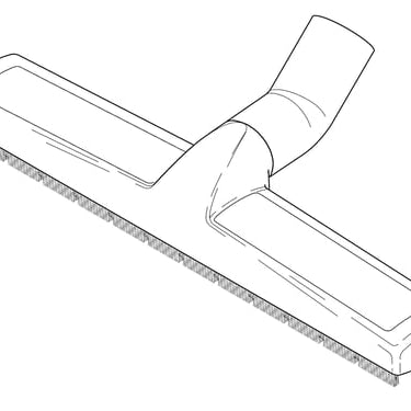 Gulvmundstykke 400 mm ø36 prof - 1