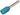 Isoleret terminalrør A0,34-8ET 0,34mm² L8 Turkis - 4
