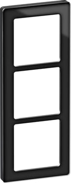 LK FUGA PURE designramme glas 3 modul sort - 1