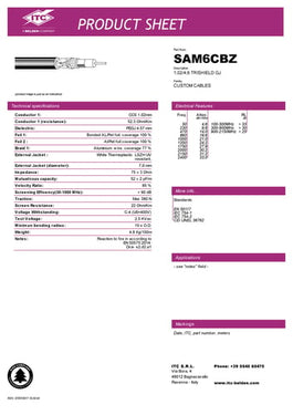 Flexrør 16mm med antennekabel RG6T 1,0T R100 - 1