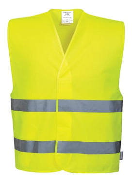 Refleksvest C474 HiViz gul str 4XL/5XL - 1