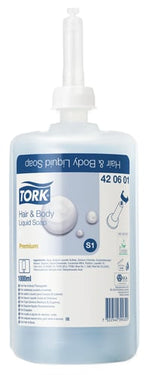 Tork Shower Cream S1 Blå - 1