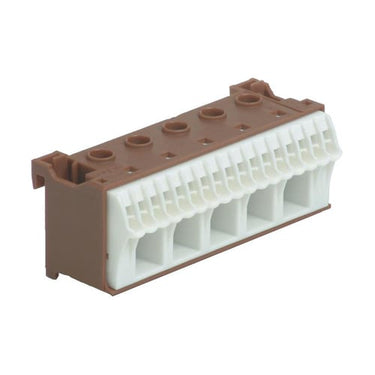 Klemblok fase 2+8 brun QC - 1